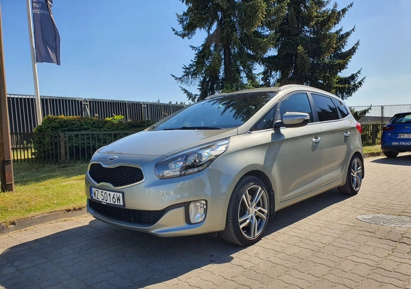 Kia Carens cena 44800 przebieg: 139900, rok produkcji 2014 z Wysokie Mazowieckie małe 781